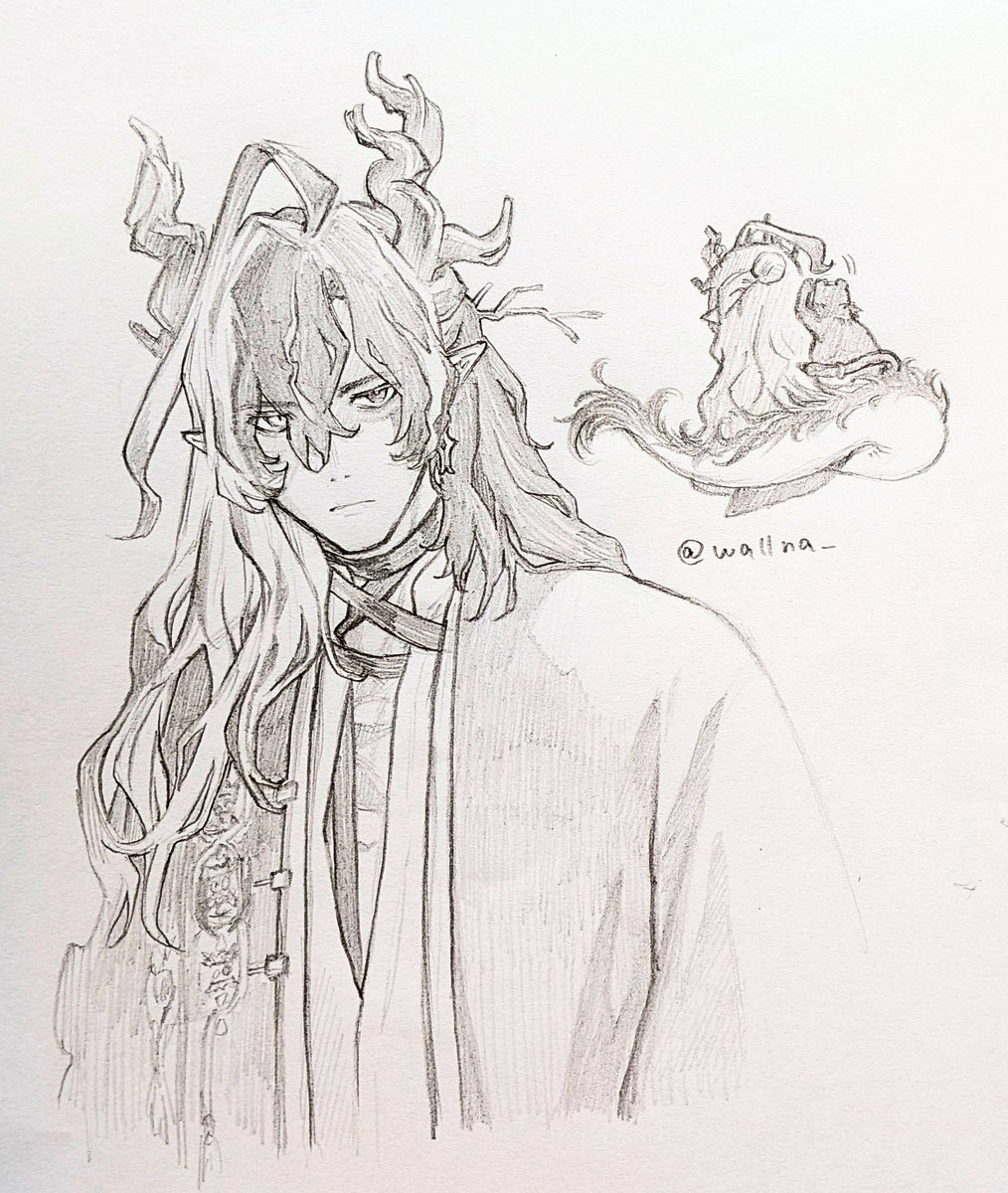 wallna_'s tweet photo. ウァン　なんとなく描きたくなったんだけどむずかしい https://t.co/vtu3STKGtz
