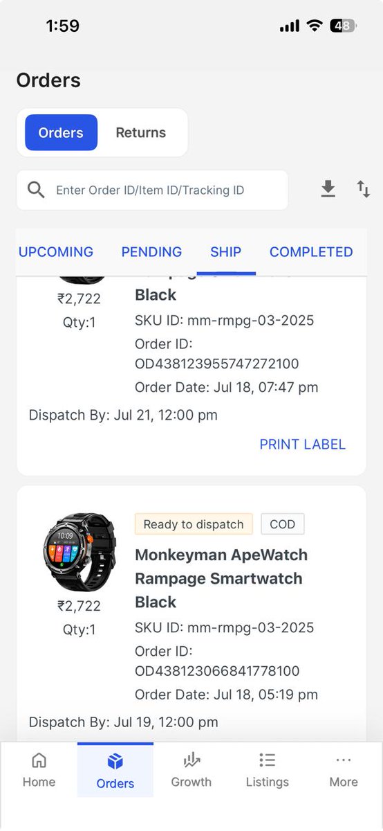 monkeymanstore's tweet photo. @Flipkart @FlipkartSupport Extremely disappointed with Flipkart's seller logistics. My parcel has been ready for pickup for the last 2 days, yet no pickup executive has visited. totally unacceptable. Delayed pickups are affecting my business. Please resolve this immediately. https://t.co/WUswuNWM5M