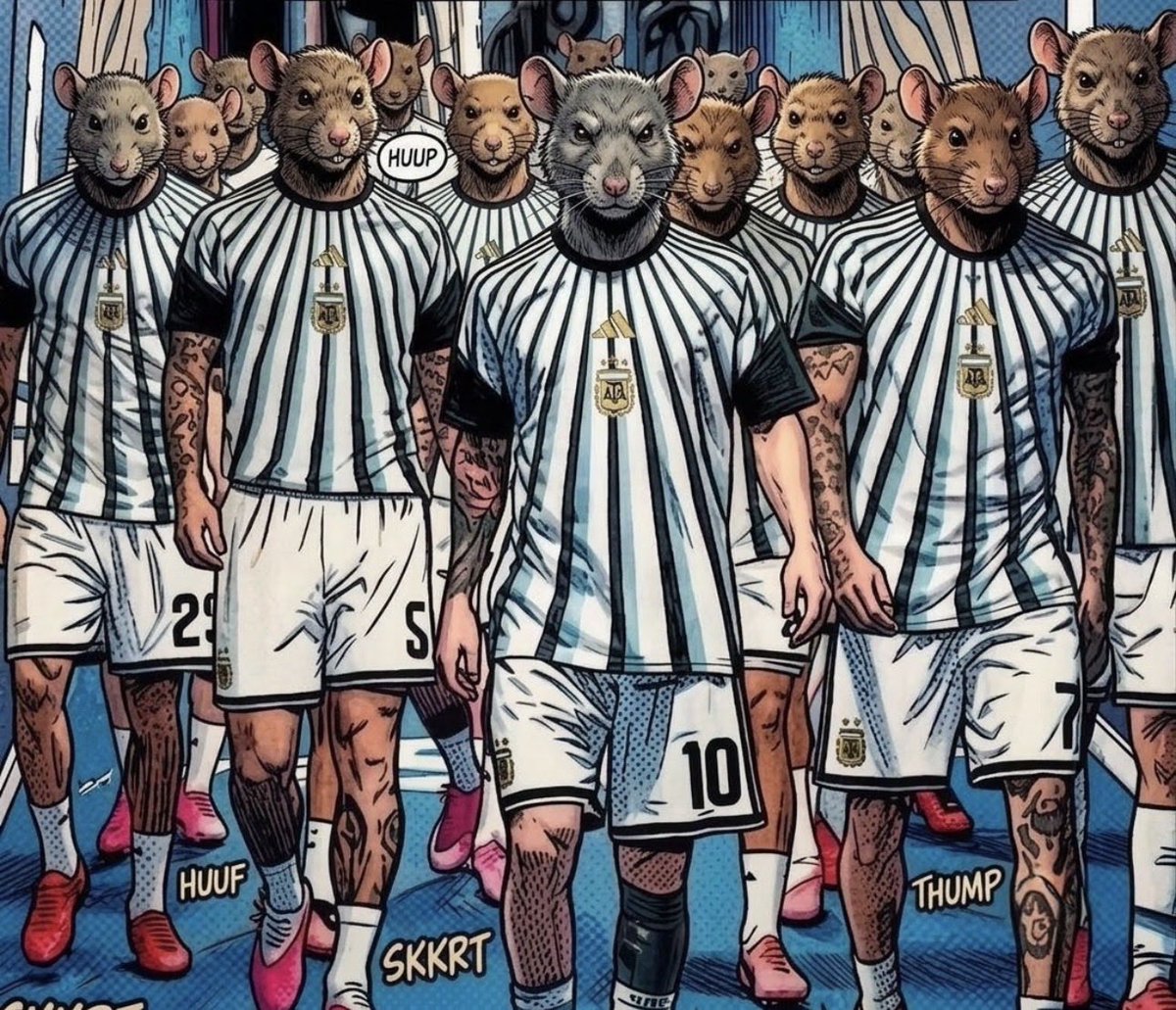 SNTO13Y05's tweet photo. @EnsedeCiencia Lo que hacen para llamar la atención y factura en redes sociales con comentarios, likes y demás 🤡 todos ustedes saben que es totalmente lo contrario y que Messi quedó como lo que siempre fue 🐀 y su selección incluida , el desprecio del mundo es lo que les quedó https://t.co/8foImjaMgT