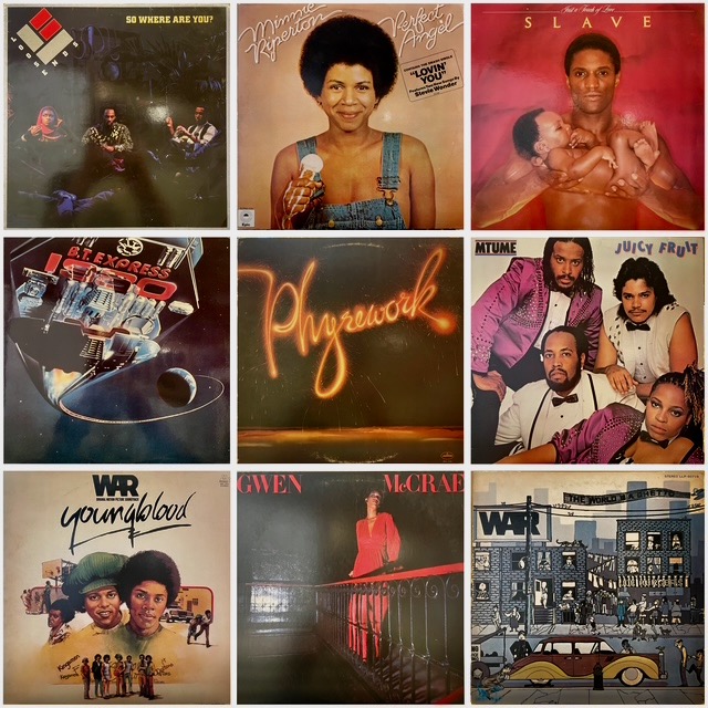 knrec's tweet photo. 7/22(水) New Arrivals. 新着盤追加しました。https://t.co/xvCXIVlfOP
#phyrework #minnieriperton #mtume #gwenmccrae #looseends https://t.co/DS7OibXbxQ