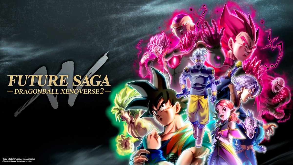 BandaiNamcoEU's tweet photo. A battle beyond time and limits.

Relive the FUTURE SAGA from beginning to end with our story recap, then experience every chapter with the FUTURE SAGA Pack Set during the PlayStation &amp; Xbox Summer Sale. One week left!

📖 Read the recap here: https://t.co/7xPYAYToDl

#DBXV2 https://t.co/Itaar0cVsE