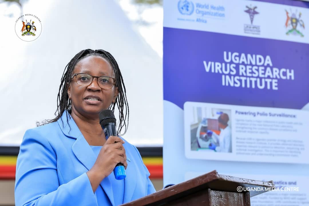 UgandaMediaCent's tweet photo. Uganda Unveils State-of-the-Art Polio Genomics Facility

Dr. Kasonde Mwinga - @WHOUganda Country Representative to Uganda: This is more than a structure; it's a beacon of scientific excellence, and it's a promise that no child should suffer to wait in fear because services are delayed.