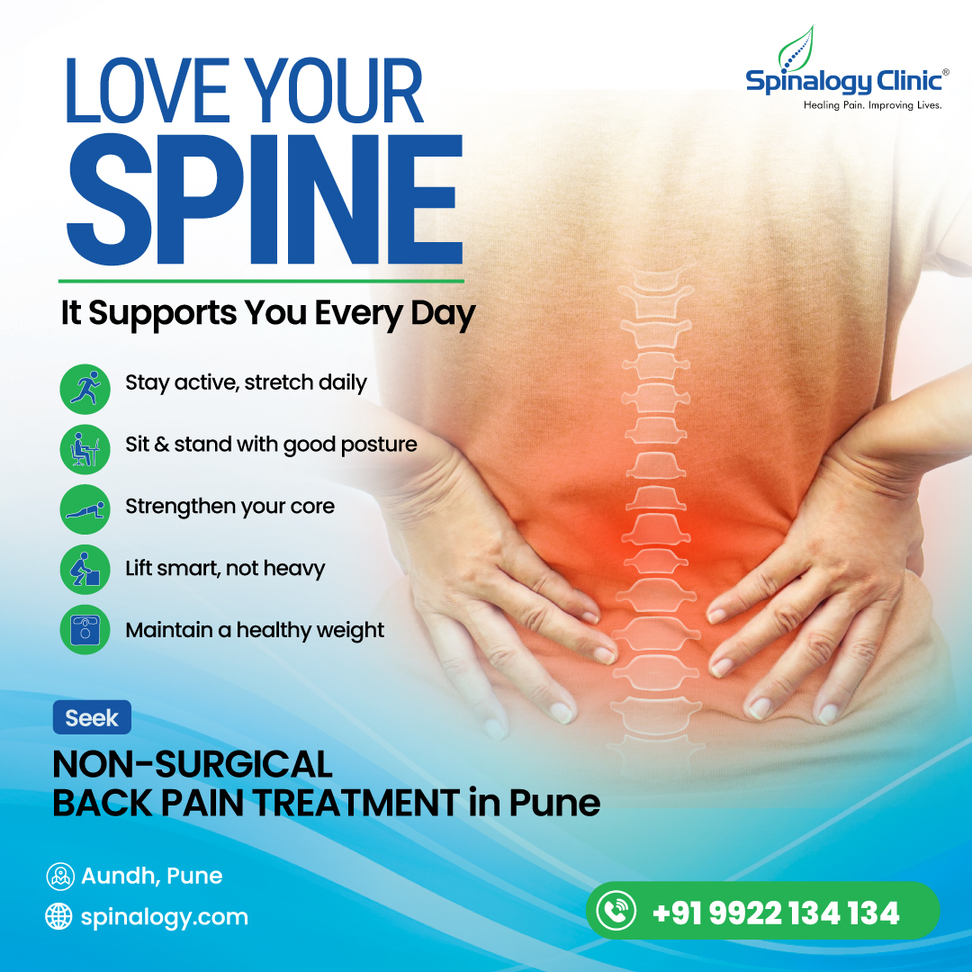 spinalogy's tweet photo. Spine strong. Life strong.

When pain doesn't improve, non-surgical care may be the solution you need.

Keep your spine strong for every journey ahead.

Consult Spinalogy Clinic:
🌐 https://t.co/Pjy5hj2DbV
📍 Aundh, Pune

#SpineCare #SpinalCord #SpineTreatment https://t.co/bAPNEJSEeF
