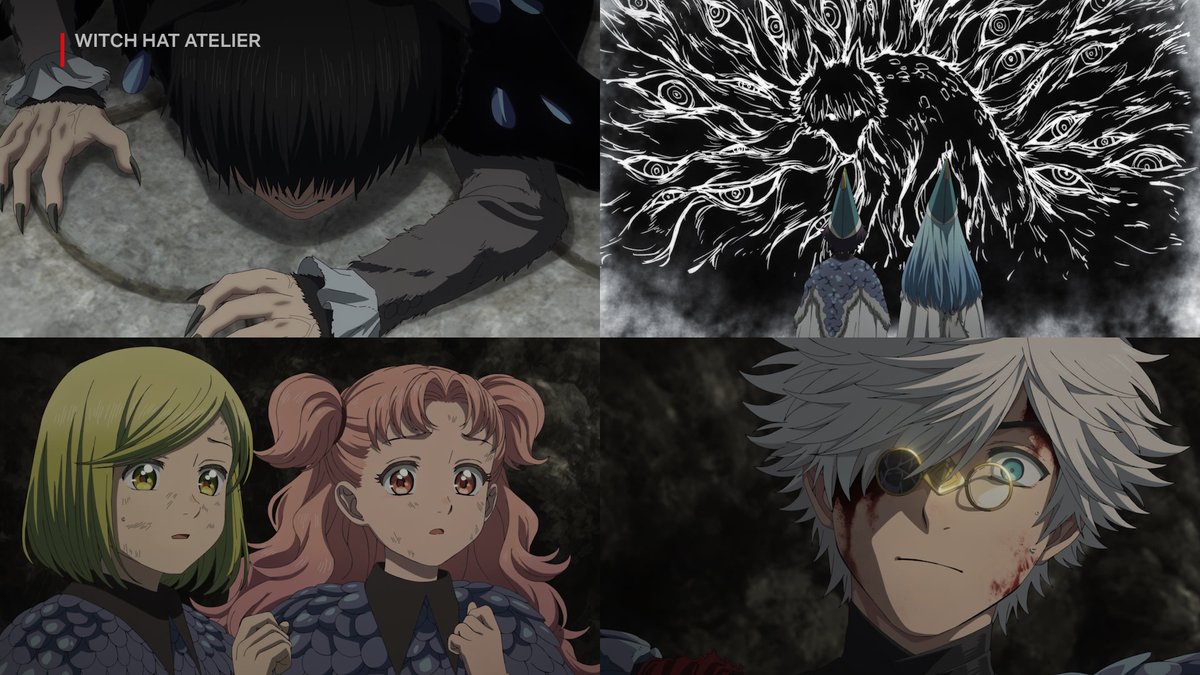 NetflixAnime's tweet photo. What a way to end Season 1 👏 #WitchHatAtelier https://t.co/sxhRd2S54d