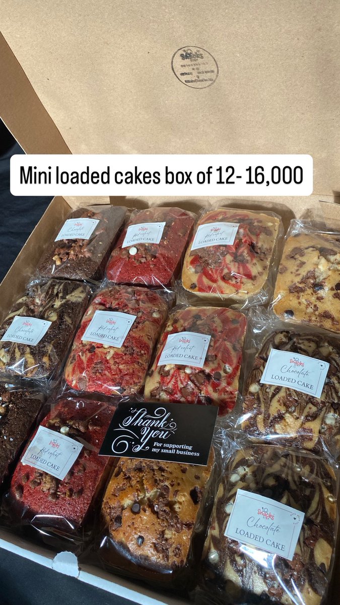Blacck_lavender's tweet photo. Currently taking orders against Saturday 
Red velvet loaded cake- 3800
Chocolate loaded cake- 3800
Mini loaded cakes- 1500 each
We’re just a dm away
📍Kano https://t.co/6XRIZ5jhHe