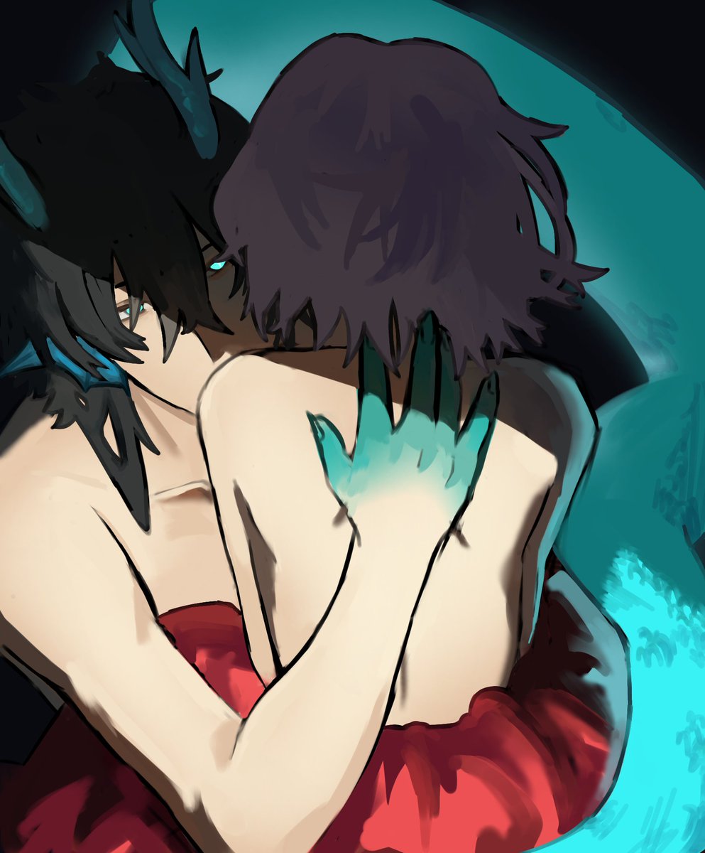 reizen_cat's tweet photo. Day 3 (Monster &amp; human)
TW: a bit suggestive 
.
. 
I had other ideas but it was difficult to translate them into drawings,,
#DanMarch #DanMarchweek2026 https://t.co/WV543RHDPy
