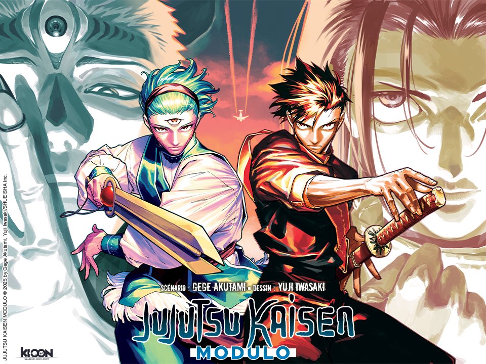 ki_oon_Editions's tweet photo. Nouvelle menace, nouvel univers : les Simuriens arrivent dans #JJK 👽🔥
Le tome 1 de "Jujutsu Kaisen Modulo" sort le 27 août. https://t.co/3sTlADk4sJ
