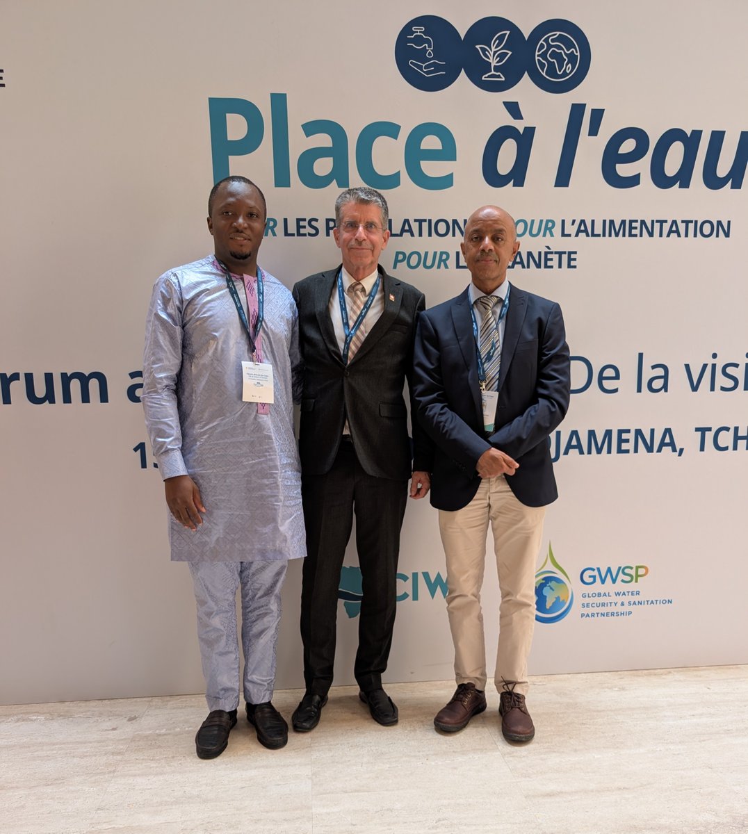 IWMI_'s tweet photo. IWMI participated in the African Water Forum in N'Djamena, Chad.

Beyond the forum, we met with key partners to explore opportunities to strengthen water security &amp; expand collaboration in Chad &amp; the Lake Chad Basin.

🤝Thank you to everyone who met with us

#AfricaWaterForum2026 https://t.co/XpmLnNccx4