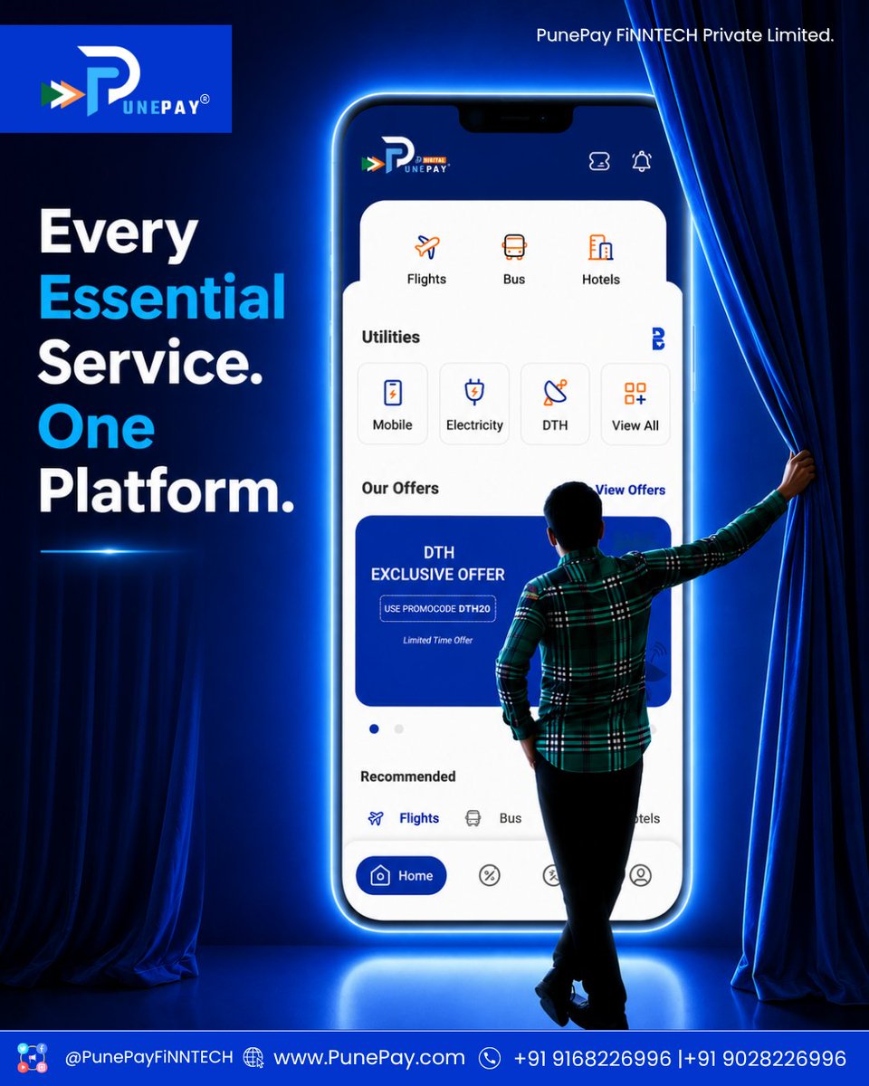 PunePayFiNNTECH's tweet photo. From banking to travel, utilities to finance—everything you need is available with PunePay.

📲 𝐖𝐡𝐚𝐭𝐬𝐀𝐩𝐩 𝐁𝐮𝐬𝐢𝐧𝐞𝐬𝐬 : https://t.co/jbRxtedVxa

📲 𝐖𝐡𝐚𝐭𝐬𝐀𝐩𝐩 𝐍𝐮𝐦𝐛𝐞𝐫 : https://t.co/V8lSIMXYXZ

#AllInOnePlatform #DigitalServices #PunePayBusiness #Fintech https://t.co/L9HkL327KZ