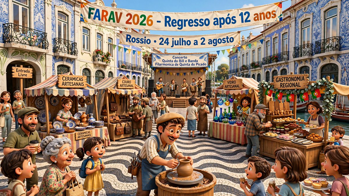 marcopinhalpt's tweet photo. A FARAV está de volta a Aveiro após 12 anos! De 24 de julho a 2 de agosto no Rossio, com artesanato, gastronomia e um concerto dos Quinta do Bill com banda filarmónica. Entrada livre.
#farav #aveiro #artesanato #feiradeartesanato #culturaportuguesa #visitaveiro https://t.co/f4G5eBOOBW