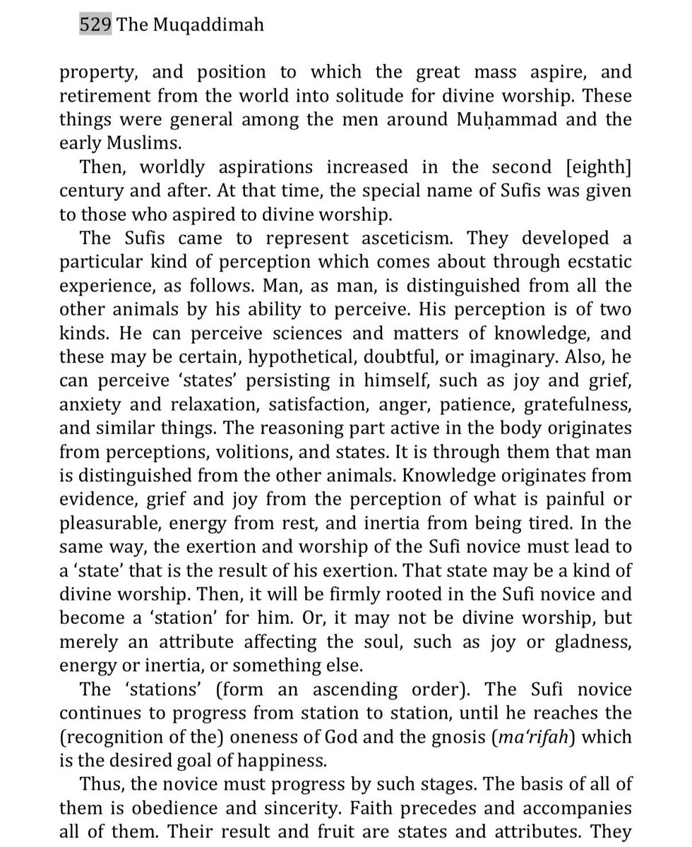 sendingsalawat's tweet photo. Ibn Khaldun on the approach of Sufis: https://t.co/IZpuan069Z