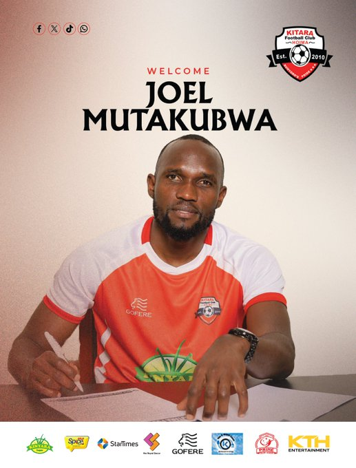 TimoSports8's tweet photo. @UgandaCranes
  goal keeper Joel Mutakubwa has joined 
@KitarafcHoima
  on a two year employment contract.

Sanyuka sports https://t.co/b7TVC56xeT