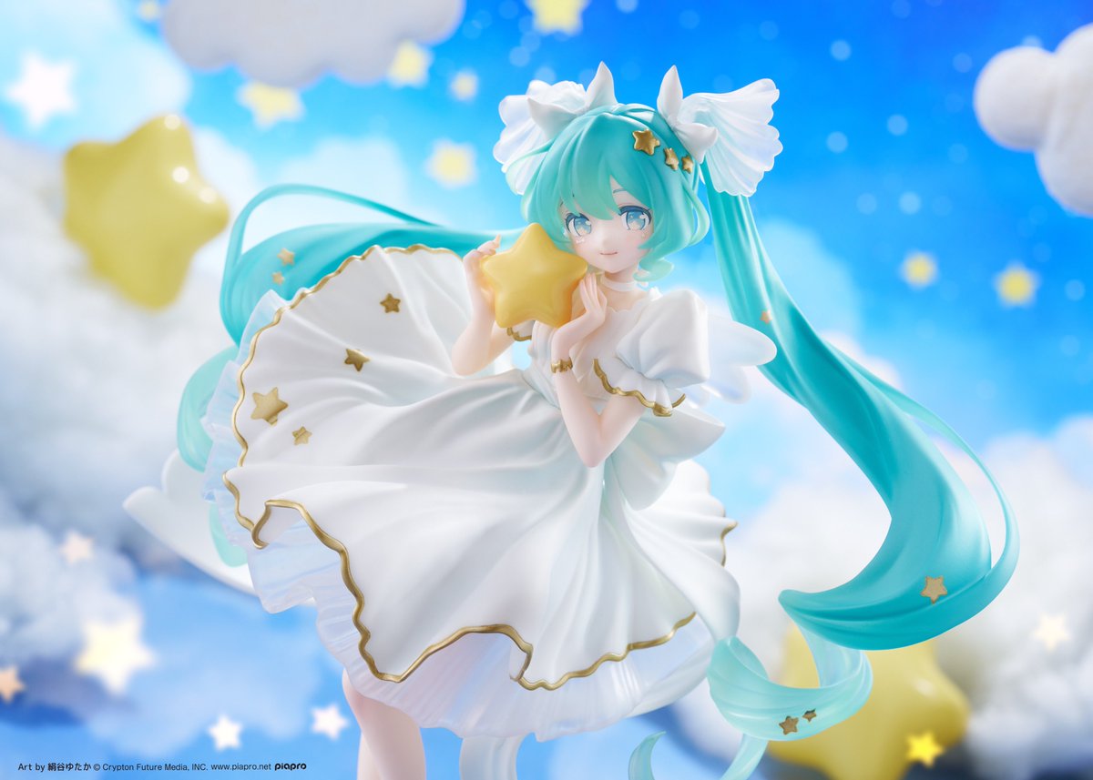 kinutani_yutaka's tweet photo. 「初音ミク Birthday2026 フィギュア Star Dreamy ver.」 イラスト担当させていただきました！

何卒よろしくお願いいたします🌟 https://t.co/4iqEgsOWZD