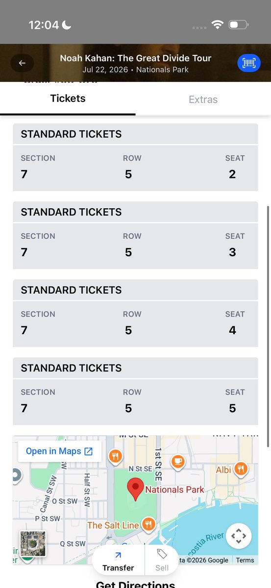 KibetWarren's tweet photo. If anyone is looking for Noah Kahan Tickets for tomorrow at Nationals Park—Washington, DC

I have 4x tickets available for less than TM prices.

If anyone is interested, just shoot me a DM — happy to answer any questions and can transfer them immediately #NoahKahanTour https://t.co/dpAsnSFPp0