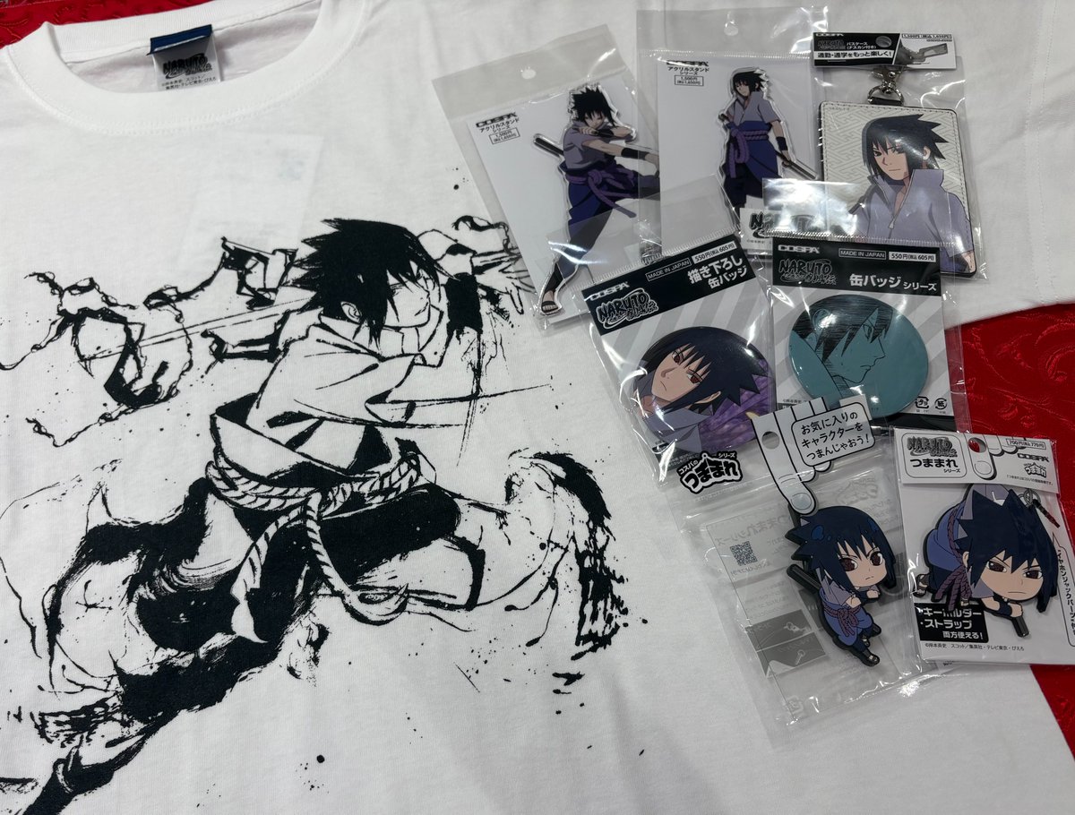geestore_sendai's tweet photo. 🎊Happy Birthday🎊
✨本日は #うちはサスケ の誕生日✨
ジーストア仙台では「#NARUTO-ナルト- 疾風伝」グッズ好評発売中‼️
⬇️商品ご予約受付中⬇️
https://t.co/CxwUAbVFt4
#EBeanS 6Fにてご来店お待ちしております💁♀️
#うちはサスケ生誕祭2026 https://t.co/5n8AE1SKSV