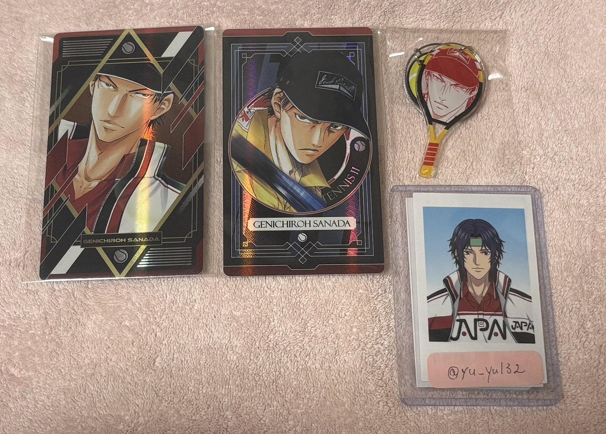 yu_yu132's tweet photo. 【譲渡】テニプリ 新テニスの王子様 ジャンプショップ ジャンショ オーロラアルカナ
2連アクリルキーホルダー

譲:真田

求:定価
纏めてお迎え頂ける方は送料(クリックポスト)はこちらで負担致します。

検索からもお気軽にお声掛けください🙇‍♀️ https://t.co/SNbiz0rJ4F