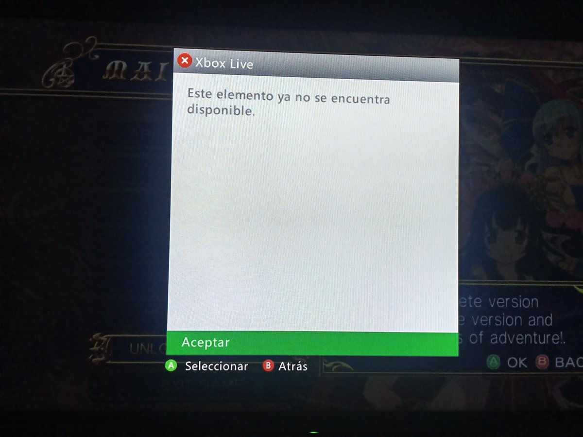 heizerker's tweet photo. ¡NO PUEDE SER! Tampoco el Trouble Witches Neo! en #Xbox360
Malditas sean los juegos digitales, ¡Maldita sea nooo! https://t.co/E6T057UxEV