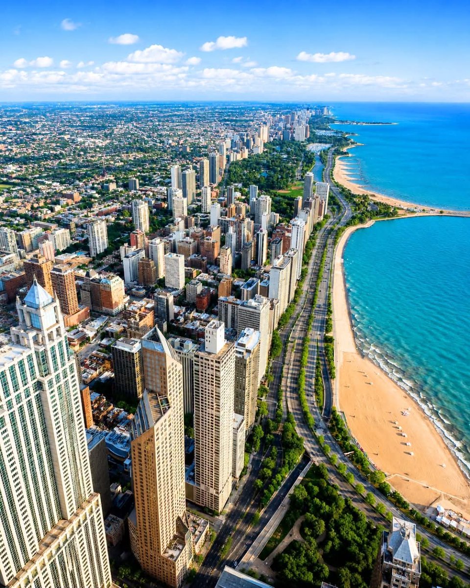 Skylinehaven76's tweet photo. Lake Shore Drive, Chicago 🇺🇸 https://t.co/B0ew7gbA8T