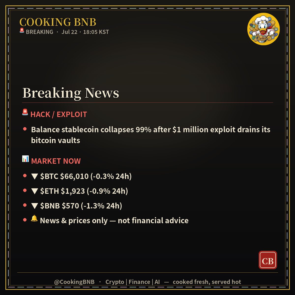 Cooking🔸BNB tweet media