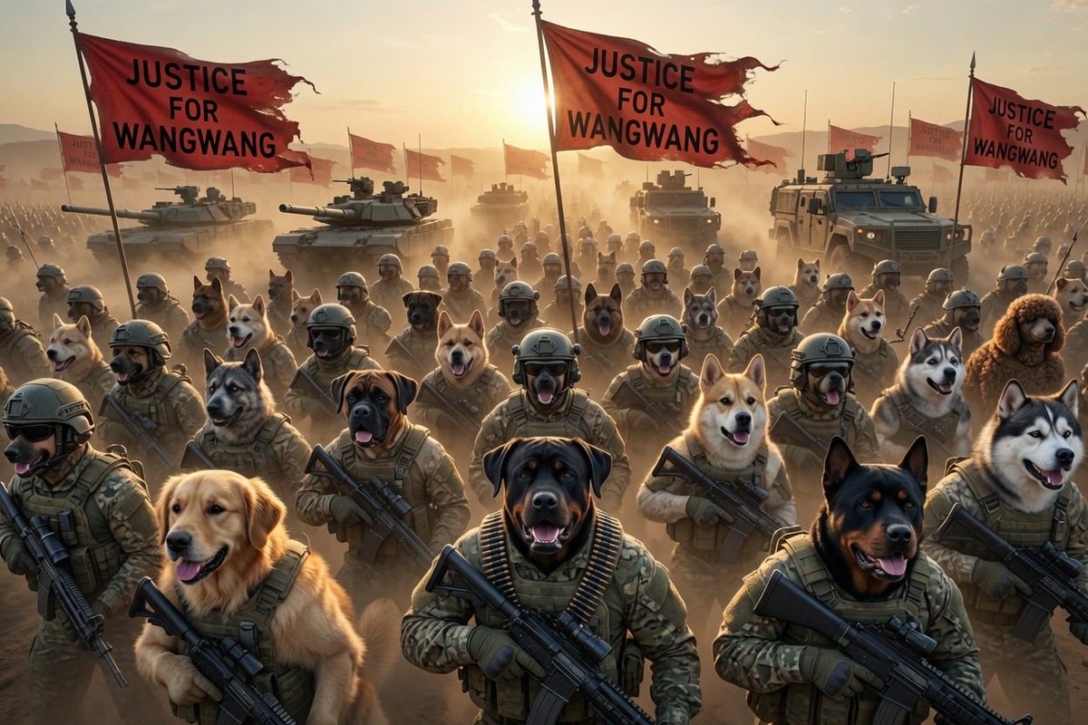 WangWang_Sol's tweet photo. We have nearly raised Another $1000 in fess for donation 

We Will Keep Doing Our part Thank  s to everyone making that Trade To Support #WangWang

We are going to War For You.

#JusticeForWangWang https://t.co/1WTXn5P3YB