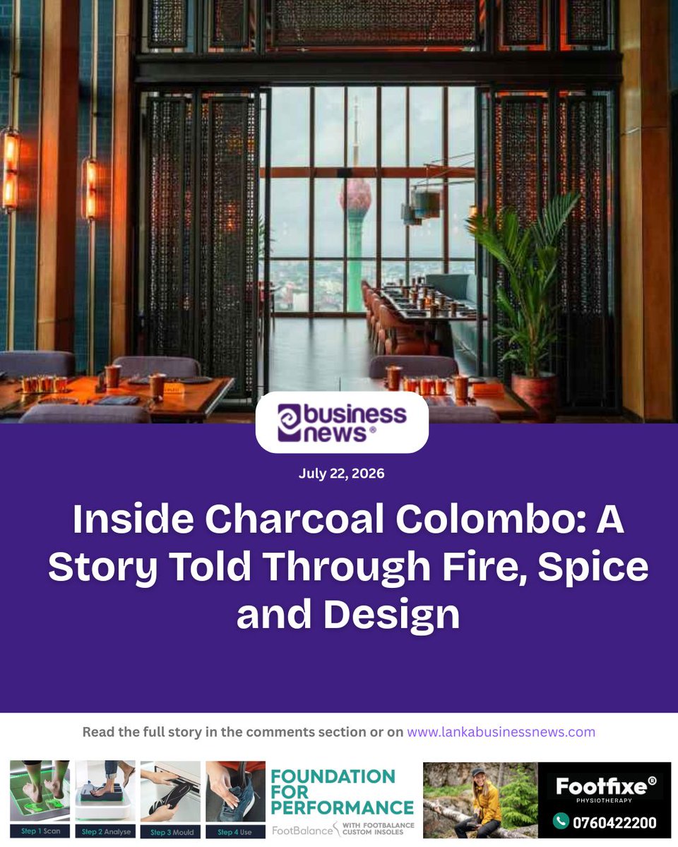 lbnbusinessnews's tweet photo. Inside Charcoal Colombo: A Story Told Through Fire, Spice and Design
#CharcoalColombo #Fire #Spice #Design https://t.co/r0RRKueYbZ