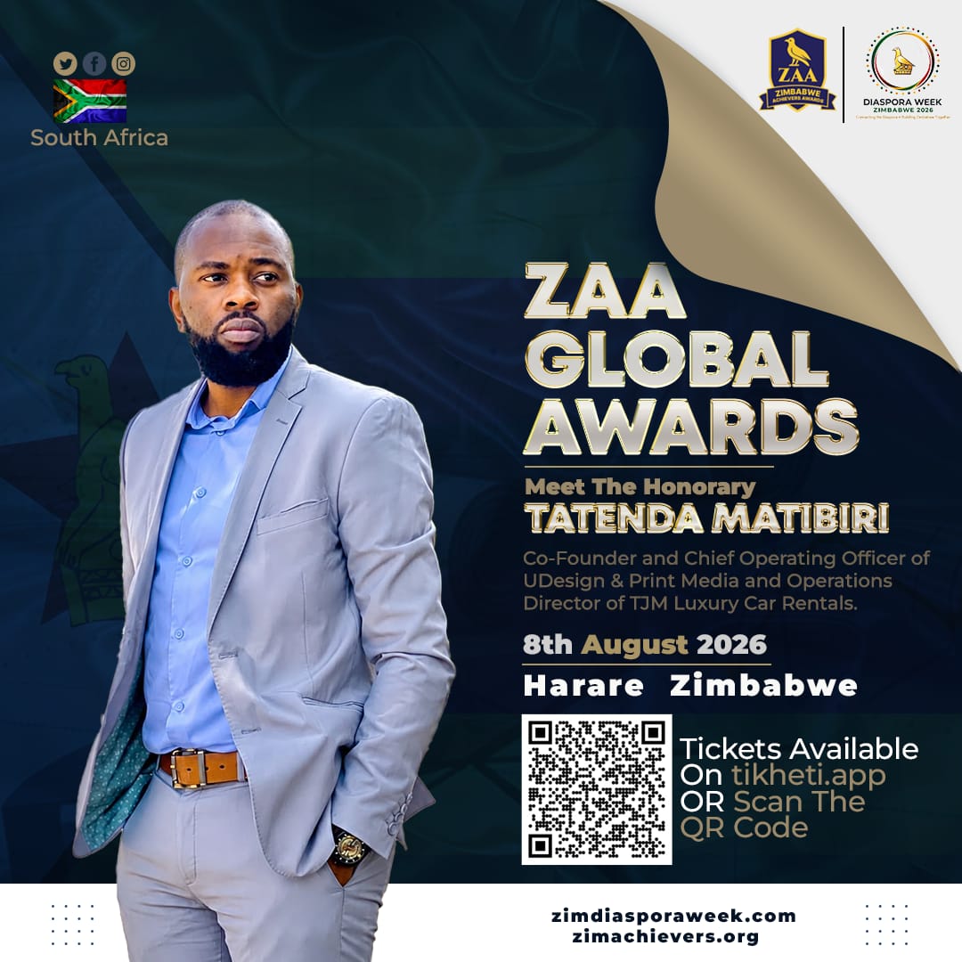 zimachievers's tweet photo. Meet the Honorary | Tatenda Matibiri 🇿🇦

Tatenda Matibiri is the Co-Founder and Chief Operating Officer of UDesign &amp; Print Media and the Operations Director of TJM Luxury Car Rentals. 

Full bio: https://t.co/ARuYTWb4bg https://t.co/mjwgB0tYHw