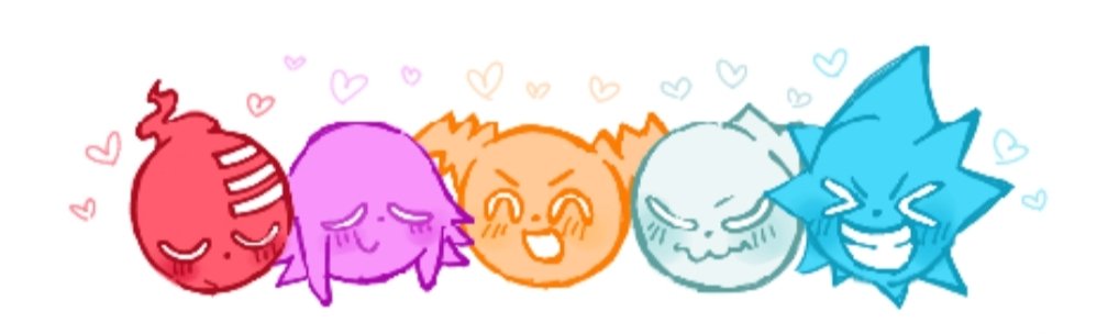 TenjouTenge_1's tweet photo. 魂、かわいい…❤💜🧡🤍🩵 https://t.co/y6ViyCWO2R