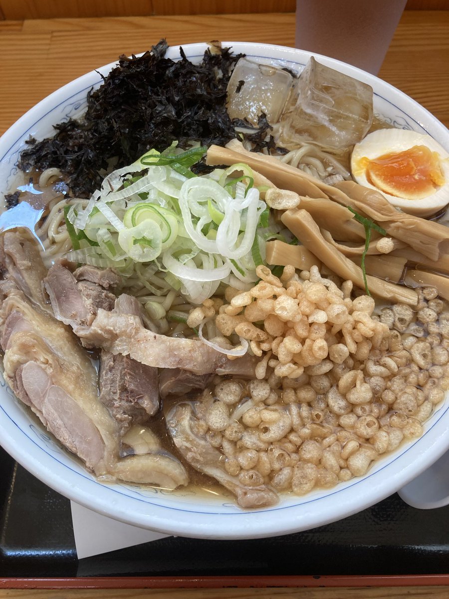 雲ノ糸で冷やし鶏中華🍜47 人生初の鶏中華でした😋 新潟にも雲ノ糸