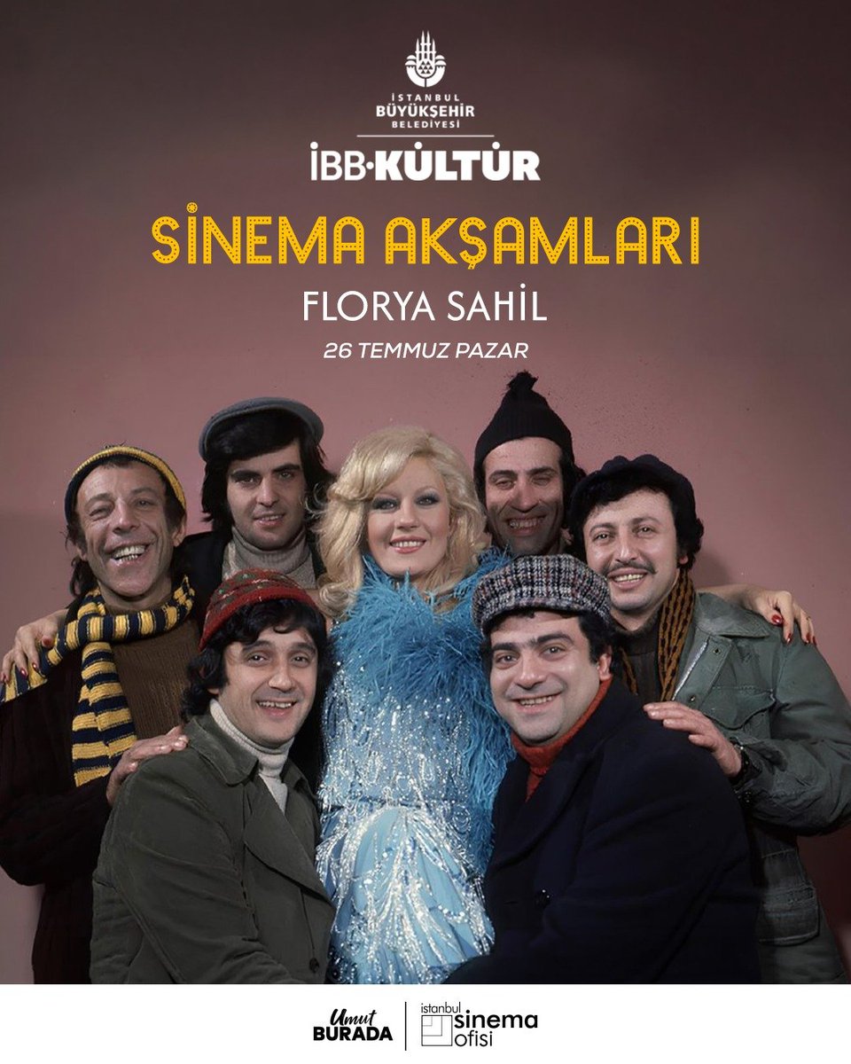 ibb_kultur's tweet photo. Açık havada sinema keyfi, Florya Sahili'nin eşsiz atmosferinde sizleri bekliyor.

26 Temmuz Pazar akşamı, gösterim öncesinde çocuklar için Şarkıcı Balina ve sonra da Ertem Eğilmez'in yönettiği Yeşilçam klasiği Mavi Boncuk izleyiciyle buluşacak. Kemal Sunal, Tarık Akan, Emel Sayın, Münir Özkul ve Adile Naşit'in unutulmaz performanslarıyla hafızalara kazınan bu özel filmi yıldızların altında yeniden izleyebilirsiniz.

Ücretsiz biletlerinizi İstanbul Senin uygulamasından temin edebilirsiniz.