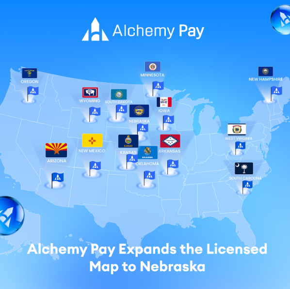 AlchemyPay's tweet photo. 👀Quick Throwback on Compliance for Newcomers👀

Another state, another regulator, another “approved.”

Nebraska joined the map as 14th out of 18 U.S. states.🗺️

Progress sometimes looks like forms, reviews, and patience.

#ComplianceCorner #AlchemyPay $ACH https://t.co/qcgt9fXQ7n