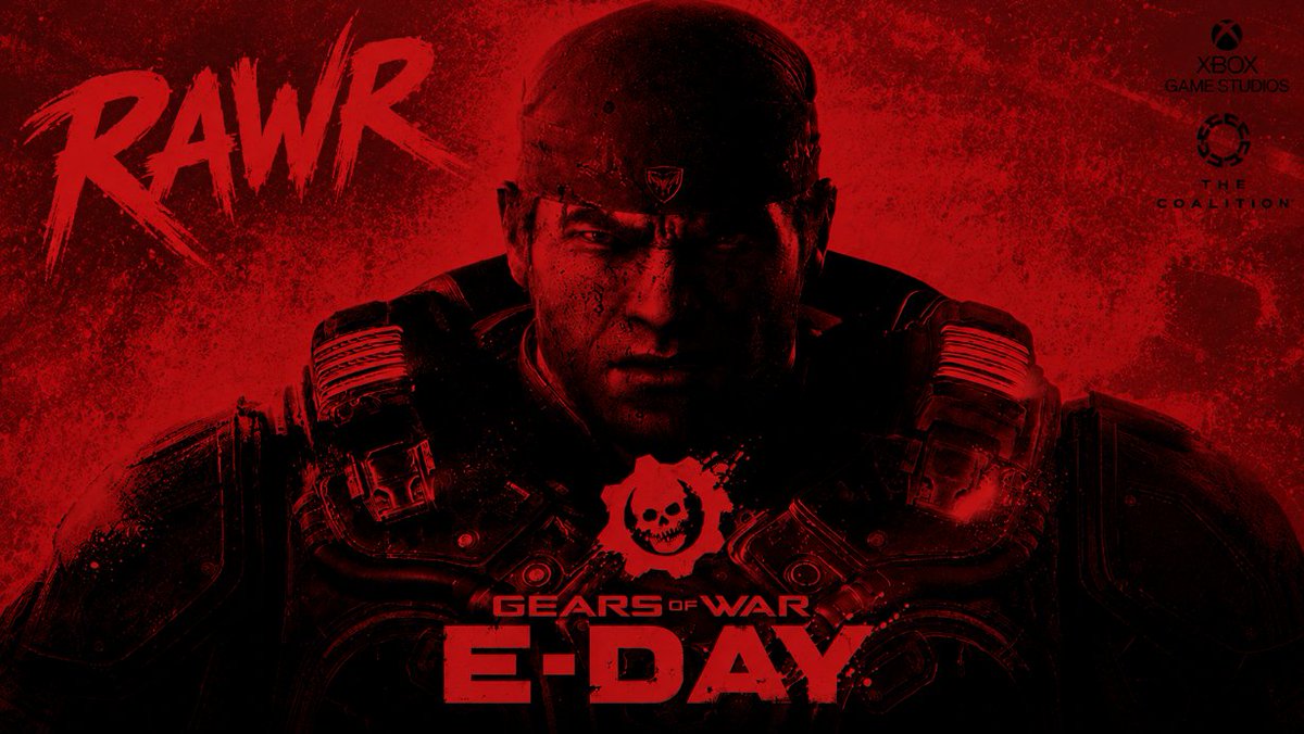 _Rawr93's tweet photo. Excited to share that I'm participating in a preview test for Gears of War: E-Day multiplayer! 

I'll be able to share my impressions once the embargo lifts on Thursday, July 30th. Looking forward to talking about what I get to Experience stay tuned! 

Thank you to Xbox & TC Gears of War ⚙️🔥
