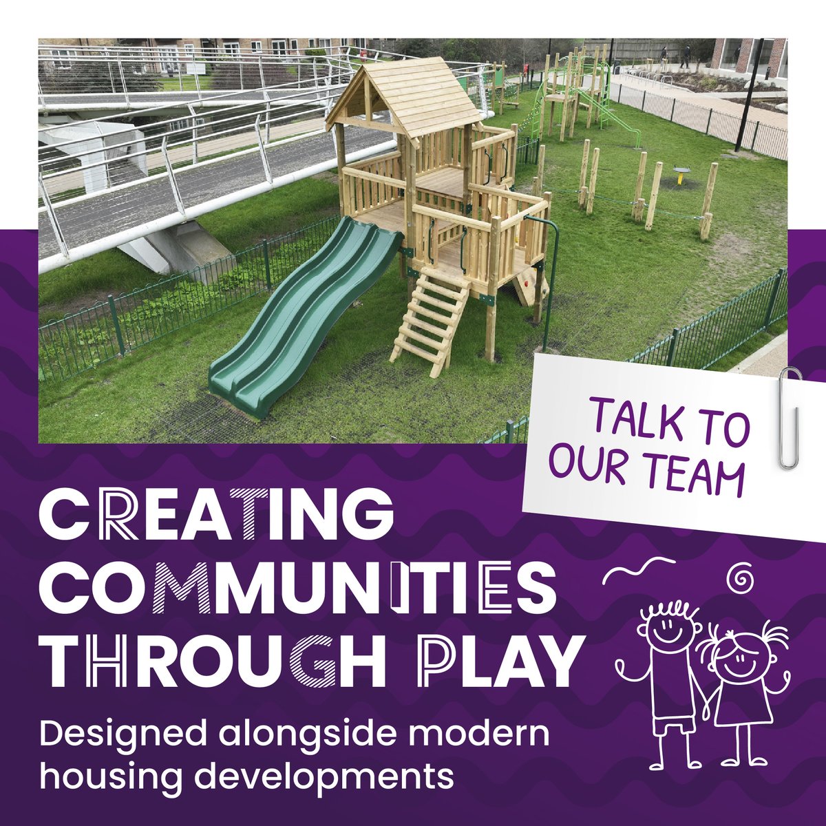 Sovereign_Play's tweet photo. Creating successful residential communities means creating places people genuinely want to live. We work alongside housing developers to deliver durable play spaces that complement every scheme. 

#HousingDevelopments #ResidentialDesign #LandscapeArchitecture #CommunityPlay https://t.co/45vOMPv84w