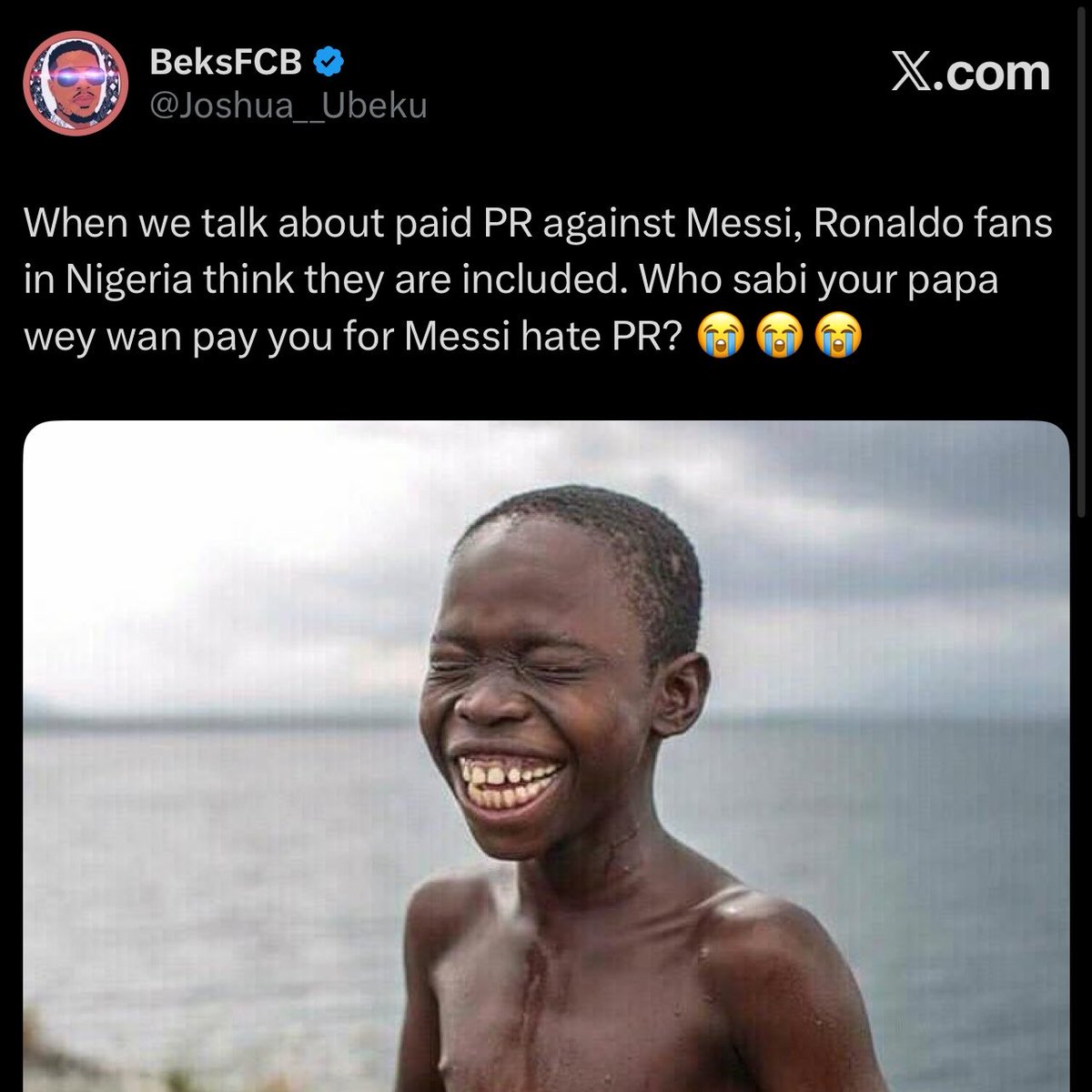 Nsukka_okpa's tweet photo. Confusion in Messi fan base 😂😂 https://t.co/1nslhP57jg