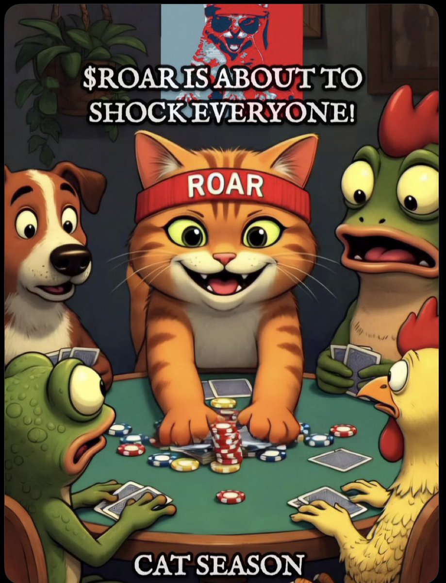 Steph4640034210's tweet photo. @HTXCommunity I’m betting on $ROAR!!! 0xD8C978de79E12728e38aa952a6cB4166F891790f https://t.co/FqscWkXzIc