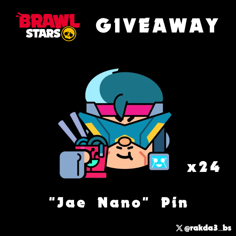 rakda3_bs's tweet photo. #SupercellPartner プレゼント企画！
"Jae Nano"ピンズを24名様にプレゼント！
応募要項はリプライに。
#GiftedBySupercell https://t.co/DXFWuhDU08