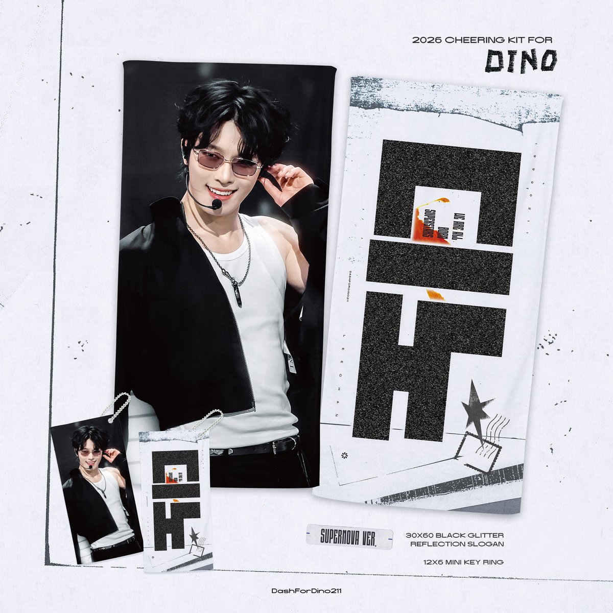 DashForDino211's tweet photo. 2026 #DINO FANCON CHEERING KIT

·* 한국 국내배송 ~ 8/16 23:59🔗https://t.co/81cIIhFJDB

·* 현장수령 ~ 8/16 23:59🔗https://t.co/NR49un4zxC

🎐RT추첨 2분께 슬로건 드립니다
📥G.O.➡️DM

#디노 #DINO #이찬 #ディノ #피철인 
#세븐틴 #SEVENTEEN https://t.co/SDOdBufiai