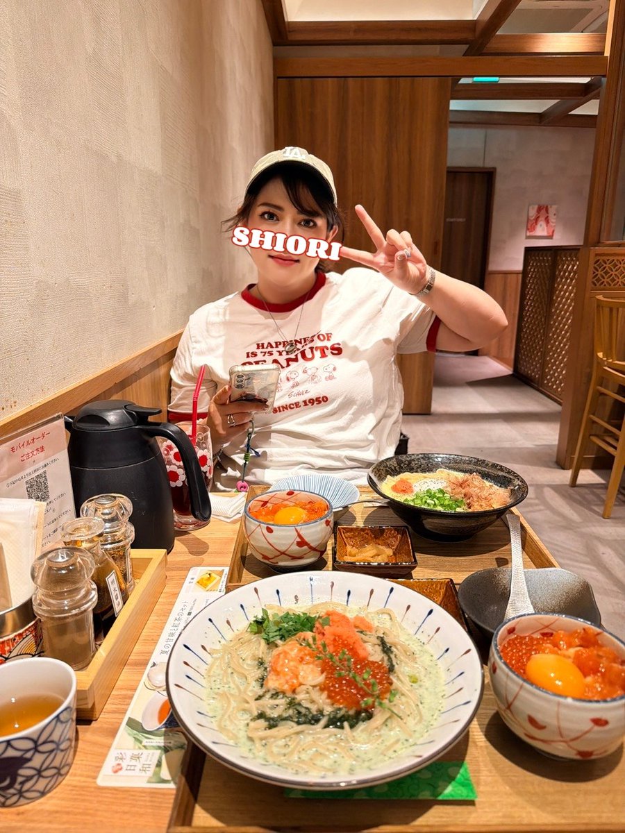 ShioriK05's tweet photo. お友達と映画に行ってきたよ😊
人生初のホラー映画😓
ドキドキして怖かったけど　
ワンちゃんが可愛すぎて
本当にGoodBoyだった🥹🥹🥹💓

その後はたらこパ���タ食べてきた💕
欲張ってサーモンイクラ丼もつけた✌😋

でぶ辞められないです🥹🫶 https://t.co/KKQHrdmUdd