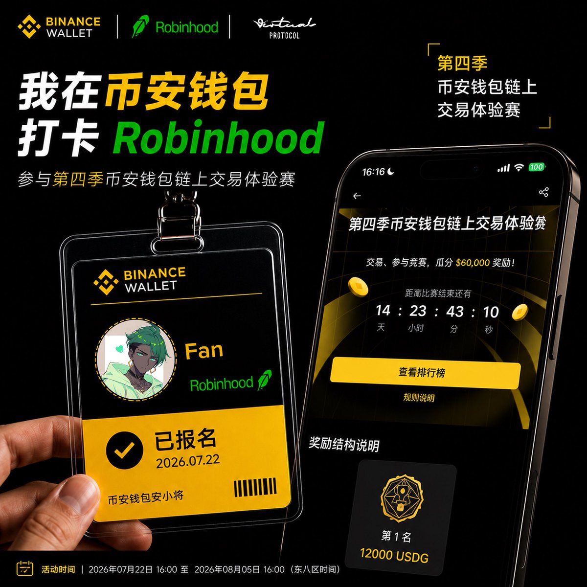 Ri_Blockchain's tweet photo. 准备去罗宾汉闯闯了，兄弟们有什么建议吗 https://t.co/QJUj1MaFXv