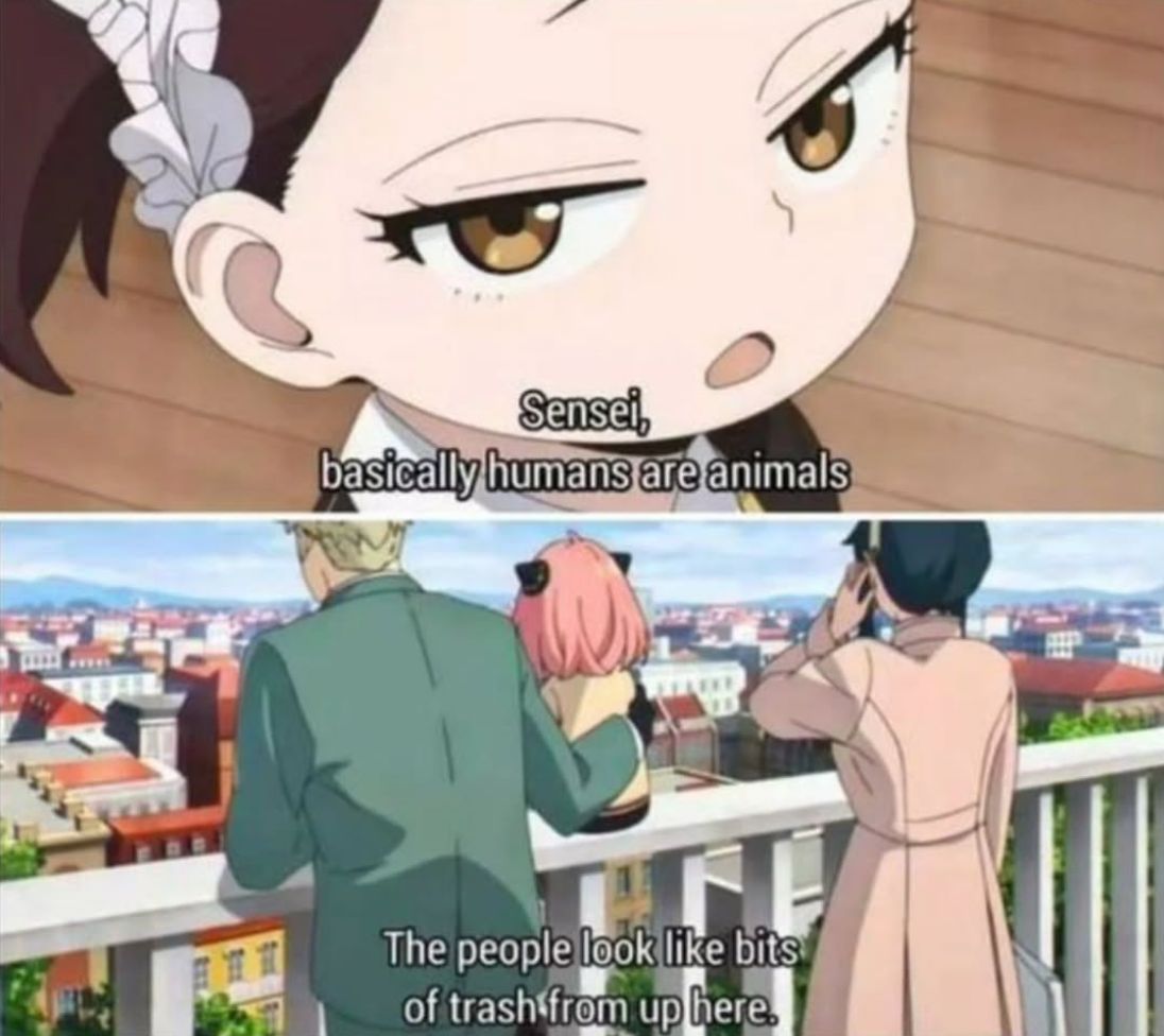 anime_'s tweet photo. The way Becky and Anya described people 😭 https://t.co/oHOR5M2tzg