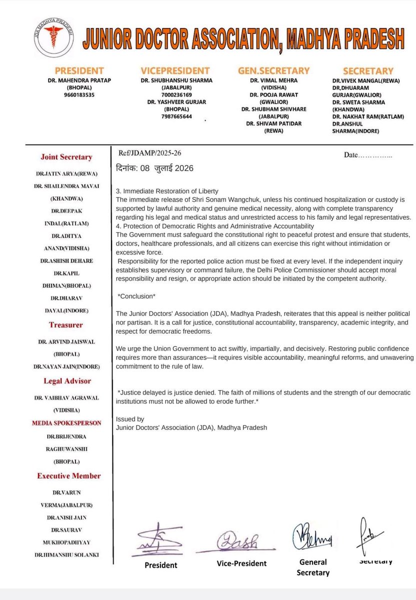 FAIMA_INDIA_'s tweet photo. Resident Doctor's association all over India demanding accountability for NEET UG Paper leak under banner of @FAIMA_INDIA_ .

@ANI @PTI_News @ians_india 
@dpradhanbjp @hemantrajora_ https://t.co/0qP82rmZZp
