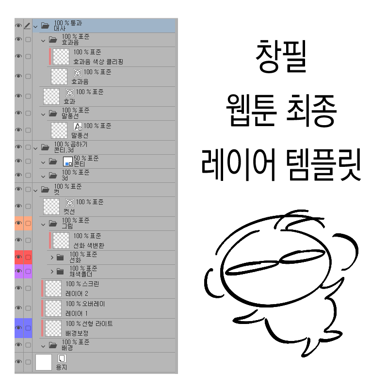 cc_cpil's tweet photo. 웹툰용 레이어 템플릿을 만들었습니다. 
취향에 맞춰 수정하여 사용해주세용~ 
https://t.co/mDYMsO5cl1 https://t.co/uyS7Z3GmxC
