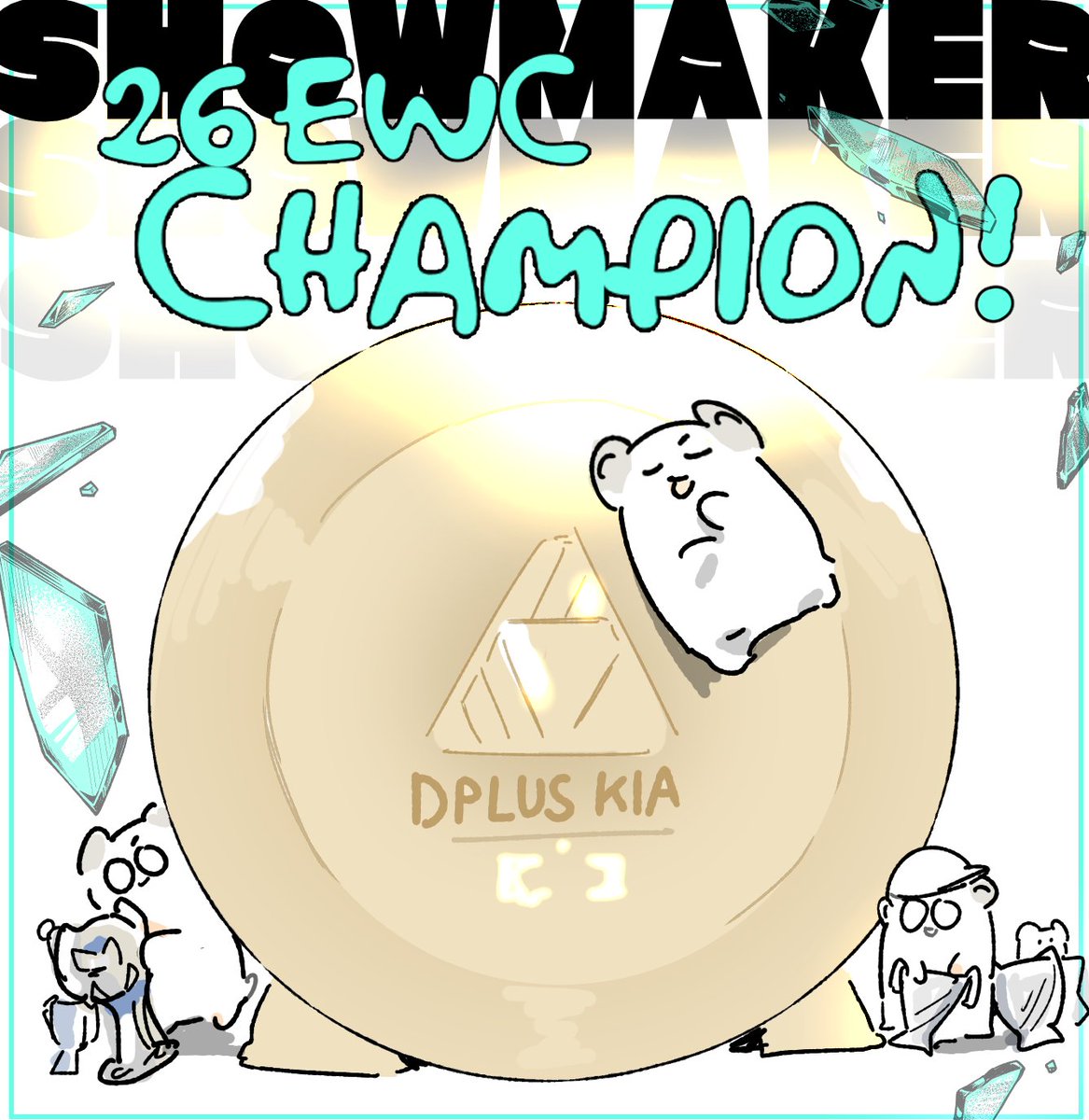 ouioui_dk's tweet photo. 🎇🎇HAPPY BIRTHDAY &amp; CONGRATS ON WINNING!!!🎉🎉
쇼메이커 EWC 2026 우승!!!

#Showmaker https://t.co/wh8xfYSguJ