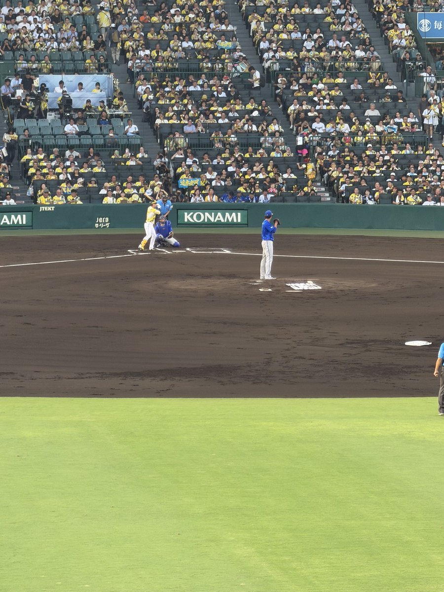 nossa_tigers's tweet photo. 今日も球審のレベルが低い試合なのか https://t.co/lkSHJa4Voj