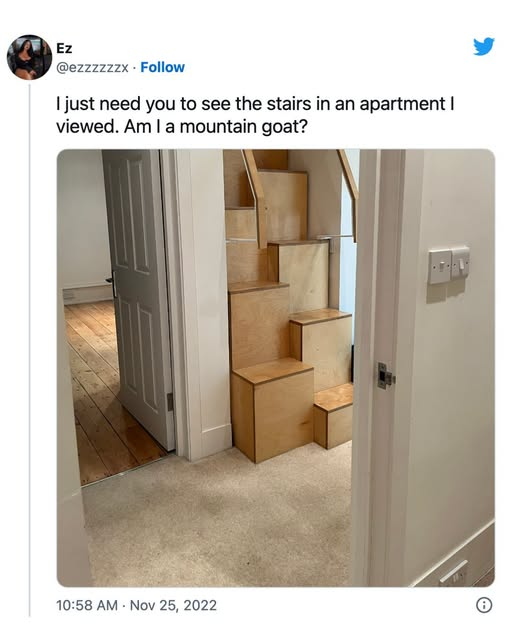 DaveyBoi73's tweet photo. #Placers #APlaceInTheSun I know you all love a good staircase. 😂😂 https://t.co/U77N3iLeaA