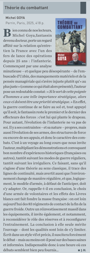 DSI_Magazine's tweet photo. #Lecturestrat @Michel_Goya, Théorie du combattant, publié dans DSI n°181 https://t.co/sJeQkWqhr1