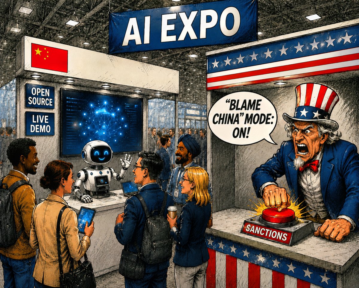 ComicInsights77's tweet photo. Uncle Sam's AI strategy:
Try to build for all → ❌
Accuse others → ✅ https://t.co/Oip0RwxhWA