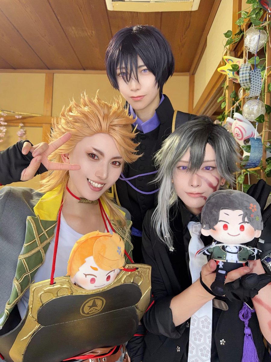 okamix123's tweet photo. 刀剣乱舞 / コスプレ

月曜日は塵マキセと刀剣乱舞して遊んできた〜！！✨
真夏日和激アツ灼熱だったけどめちゃめちゃ楽しい撮影だった！！☀️🌻✨
サッシで根性焼きしたり、実休に前歯にピーマン当てられたり笑いが止まらなかった！！☀️🤣🤣🤣
だてさんナギ撮影ありがとう〜！！！🥰✨ https://t.co/pSuVgr2Mvc