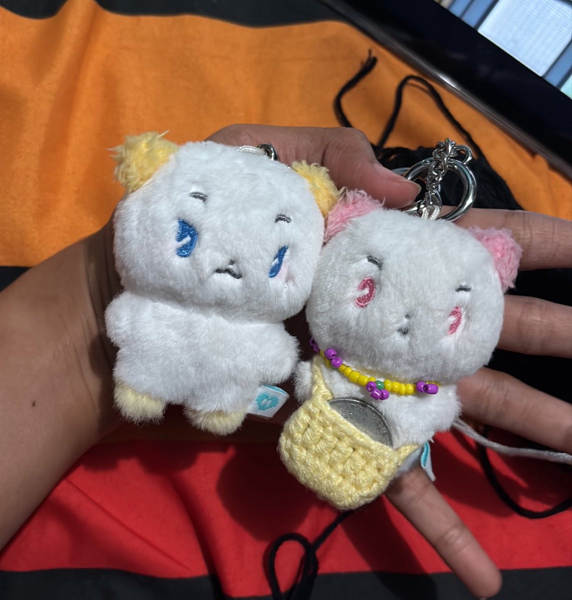 wznanda96's tweet photo. Thank you kak @si_piting 
Miimit (miimu cimit) jadi punya teman baru~ namanya momit (moi cimit)

*maap miimitnya kucel, abis jalan" ke kebon binatang belom mandi🥴😅 https://t.co/WnsO9fS8p9