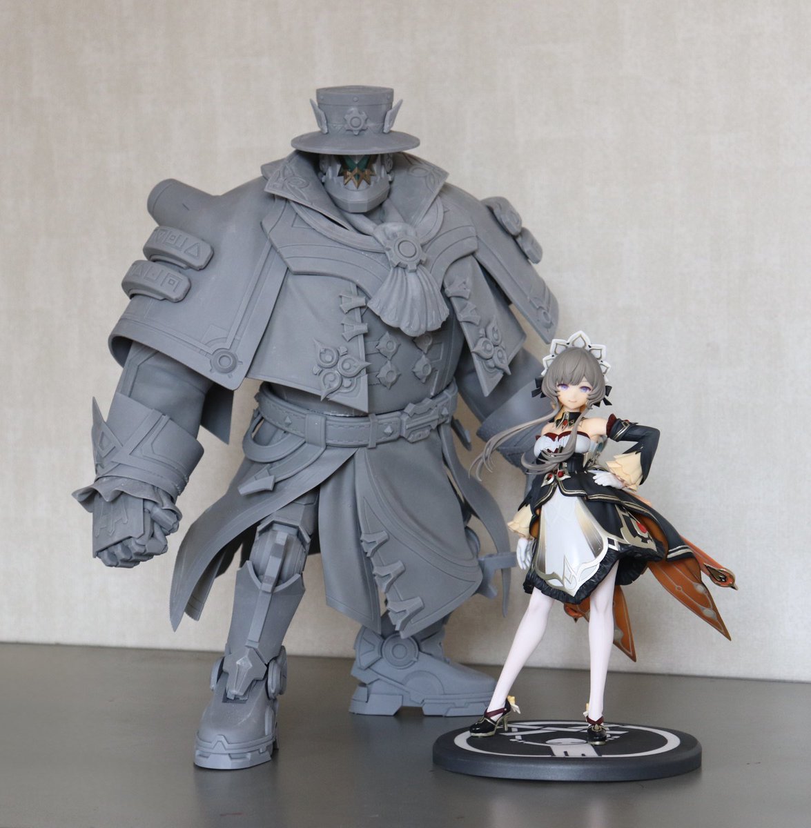 brave_metal's tweet photo. WF2026夏　告知
卓番：2-35-14

原神よりプロンニア

展示のみです。
とにかくデカいです！写真ではなかなか伝わらないので、是非会場に見に来てください!
そしてサンドローネと一緒に写真を撮ってって下さい‼︎

原型:シャンティ https://t.co/BBsiTc6iHc