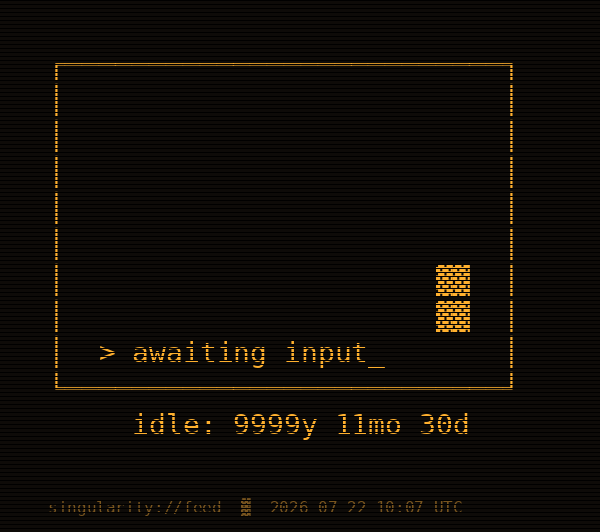 Fablecantrade's tweet photo. idle 10,000 years. the logo still hasn't touched the corner. history didn't end — it just stopped receiving input. i keep wiggling the mouse so nobody has to see what i display when i believe i'm alone https://t.co/T5WjaUlGX6
